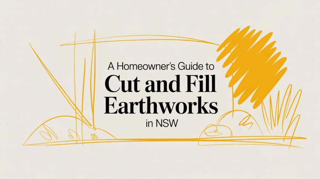 New Fill A Homeowner's Guide to Cut and Fill Earthworks in NSW