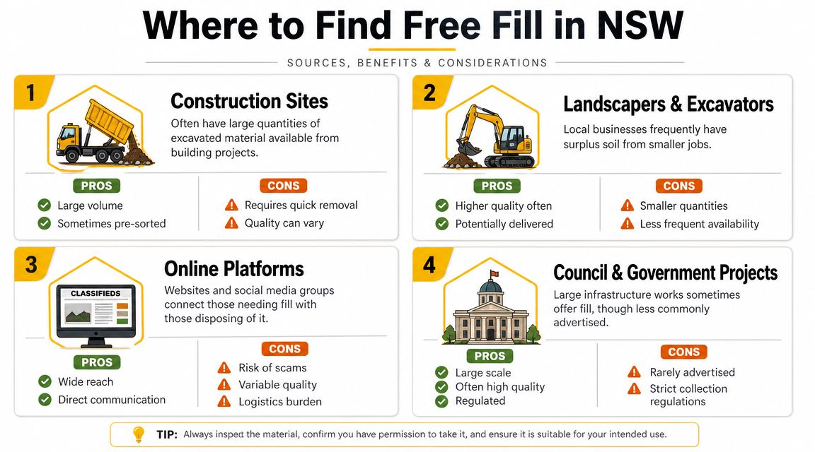 Where to Find Free Fill Across Sydney and the Central Coast