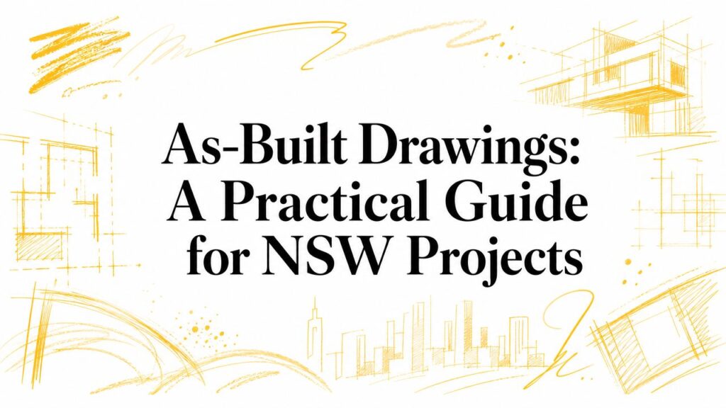 As-Built Drawings: A Practical Guide for NSW Projects